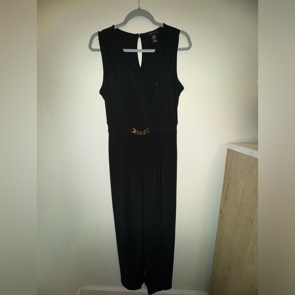 Black jumpsuit, classy, dressy, size L - Picture 3 of 9